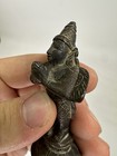 Antique 19th Century Indian Bronze Garuda Behicle Of Vishnu Statue Deity Figure