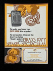 Eprad Vintage Movie Trade Ad 1977 Drive-in Theater Speaker Advertisement