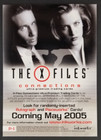 The X-files 2005 Mulder   Scully Tv Series Promo Card  1  nm 