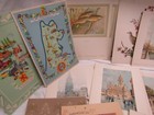 Vintage Lot Cruise Ship Boat Holland America Line Menu 1953 Dinner Lunch Menus