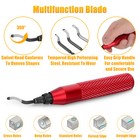 Deburring Tool   15 High Speed Steel Rotary Burr Removal Blades   Cutter Pen Kit