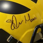 Sherrone Moore Michigan Full Size Signed Riddell Helmet Auto Beckett Witness