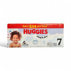 Huggies Snug   Dry Leakproof Baby Diapers  size 7  - 126 Count