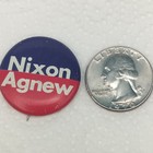 Nixon Agnew Presidential Election Political Pin Button Pinback Vintage