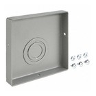 Wiegmann E0404 Wireway  End Cap  4 In W  4 In H  1 In L  With Knockouts  Steel 