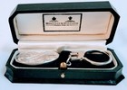 Holland   Holland Sterling Silver Keyring - London 1999 - Cased W  Scroll Work