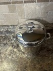 Vintage Royal Limited Silver Silver Plate Ice Bucket With Tongs   1995   nos