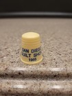 1985 San Diego Quilt Show Promotional Souvenir Plastic Thimble