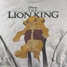 Disney Lion King Sweatshirt Youth Xl Gray Simba Graphic Crewneck Fleece Pullover