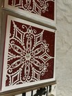 Papyrus Lot Of 6 Christmas Holiday Cards  Sparkle Embellished 3d Pretty Gems 