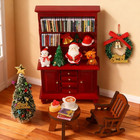 77 Pcs Christmas Dollhouse Miniatures Decorations 1 12 Scale Christma Mini Woode