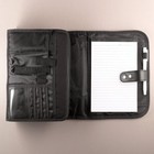 Jesus Fish Badge Men women Tri-fold Organizer Bible Cover Zipper Closure  Bla   