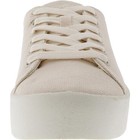 Toms Womens Lace Up Beige Solid Textured Skate Shoes 8 5 Medium  b m  Bhfo 3836