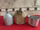 Ww1 Usmc Canteen Cover Cup Set Wwi A g m  Co  1918 Marine Corps M1912 Rare