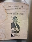 Rare Duke Ellington Concert Program Zac Mar Pines Lake Charlevoix Michigan Wow