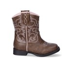 Wonder Nation Toddler Girl s Brown Square Toe Western Cowboy Boots Shoes 8