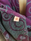 Kokadi Woven Baby Wrap Puple Teal Love Birds 100  Cotton Organic Made In Europe 
