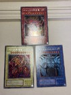 Yugioh Secret Rare Slifer Obelisk Ra Egyptian God Cards Complete Set Gb Promo