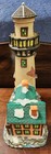 Vintage 1998 Collectable Dickens Ceramic 11  Tall Lighthouse figurine