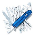 Victorinox Swisschamp Swiss Army Pocket Knife Translucent Transparent Sapphire