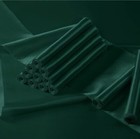 24pcs 12x108 In Satin Dark Green Table Runner For Party Wedding Banquet