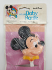 Vintage Danara Walt Disney Productions Mickey Mouse Plastic Baby Rattle Toy 7 