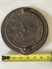 Antique 1893 1895 John Deere   Mansur Co  Embossed Cast Iron Corn Planter Lid
