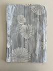 Authentic Japanese Yukata Set Retro Modern Cotton Robe Blue Stripe Chrysanthemum