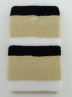 Nike Swoosh Wristbands Dri-fit Black team Gold white