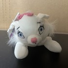 The Disney Store Beanie Baby Bean Bag Marie Duchess White Cat Aristocats 7    Plus
