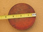 Small Antique Chinese Hand Carved Black Inkstone W  Wood Case