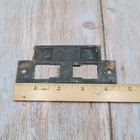Antique Bronze Strike Plate For Mortise Lock Victorian Salvage Door Hardware