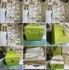 Vintage Wil-hold Wilson Sewing Pattern Box Green Full Of Vintage Patterns