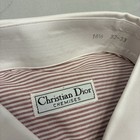 Vtg Christian Dior Chemises Shirt Men 16 5 32 33 Long Sleeve Press Button Pocket