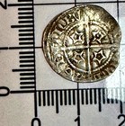 X398   David Ii Medieval Hammered Silver Scottish Penny  Second Coinage  1357-67