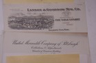1930 Lamson Goodnow Grayling Hardware Mi Handwritten Collection Ephemera P437a