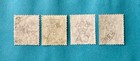 Antique Set Of Qv Gibraltar Stamps Used Late 1800s