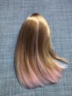 Summer Mckinny Wig B Pink Blonde Hair American Girl Doll Custom Replacement
