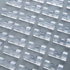 100pcs Cable Clips Self-adhesive Tie Cord Management Wire Holder Organizer Clamp