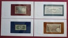 China India Pakistan Franklin Mint Banknotes Of All Nations 4 Cover Set Unc