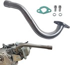 Exhaust Header Pipe For Predator 196cc 212cc Gx160 Gx200 Go Kart