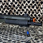 New Fabarm Stf12 Short 11  Pump Action Gas Airsoft Shotgun - Od Green