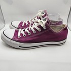 Converse All Star Chuck Taylor Ox Unisex Purple Low Top Sneakers Us M 8 W 10