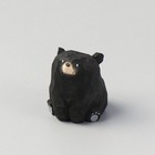 Mini Carved Wooden Bear Statue Figurine Office Desk Study Decor Birthday Present