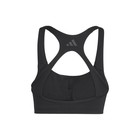 Adidas Optime Workout 3stripes Medium Support Bra Womens Black Casual Sb1158-jx5