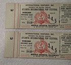Jimi Hendrix  Allman Brothers Atlanta Pop Festival 1970 Concert Pair Of Tickets