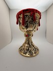 Bath   Body Works Halloween Bloody Drip Chalice  3-wick Candle Pedestal Holder