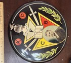 Knights Of Pythias Metal Plaque With Easel Wire  Photo 9 In Dia 