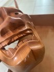 Wooden Hannya Mask Oni Hannya Demon Japanese Antique Wood Carving With Box Jp 03