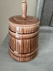 Vintage Mccoy Butter Churn Cookie Jar 10 5 